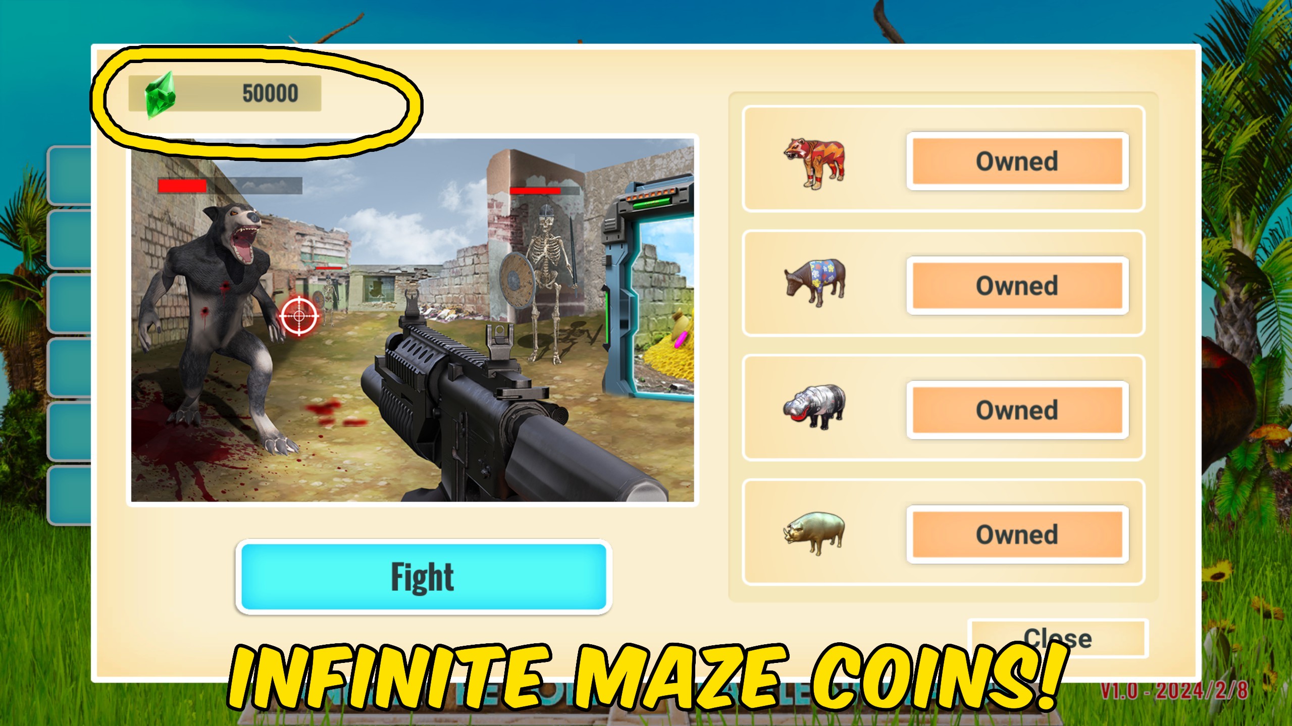 Animal Revolt Battle Simulator — Give Maze Coins (screenshot 2)